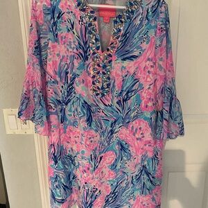 Lilly Pulitzer Jewel-Embellished Multicolor Dress